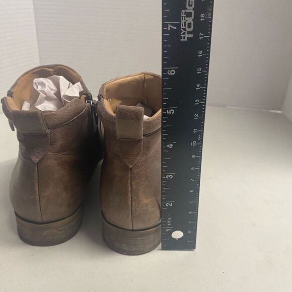 FRANCO SARTO Women’s Keegan Leather Brown Boots  Size 7M Side Zip SEE DESCRIPTIO - Picture 7 of 13